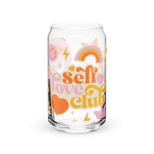 Self Love Club 16 oz Libbey Glass