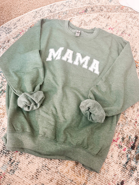 Mama puff print sweatshirt