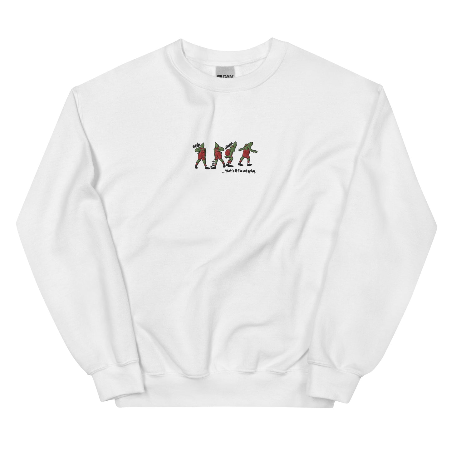 Embroidered Grinch Sweatshirt